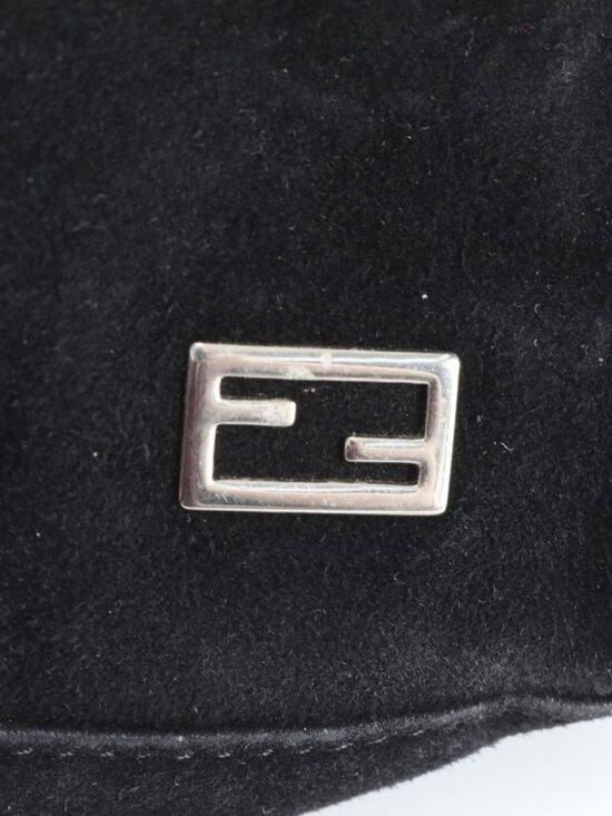 Fendi Vintage FF Logo Leather Handbag Pouch Tote - Picture 5 of 5